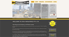 Desktop Screenshot of dvhindustries.com.au